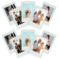 PATIKIL 2x3 Fridge Magnetic Frame, 10Pcs Mini Picture Frames Photo Frame Instant Film Small Picture Holder for Fujifilm Refrigerator, Blue - color: Blue