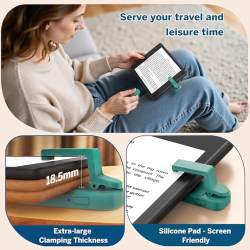 Page Turner Ring for Kindle,Remote Control for iPhone iPad Tablets eReaders - color: Jade