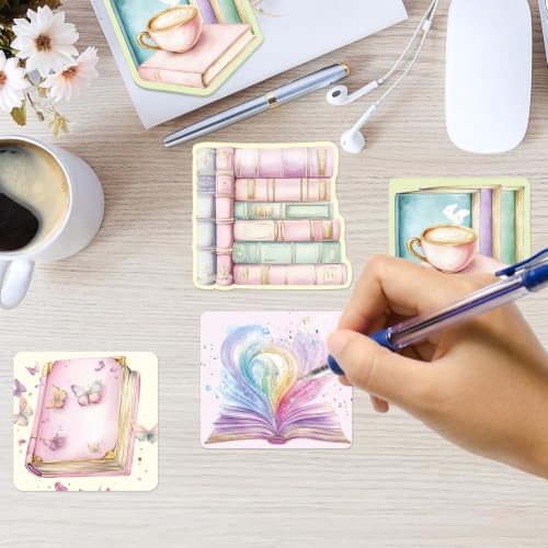 Fancy Land 24 Pads Cute Sticky Notes Books Memo Pads Office Supplies