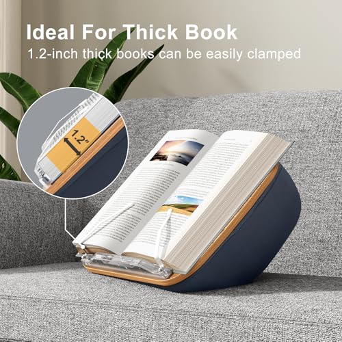 ERGONOV Lap Book Stand for Hands Free Reading Comfortable Pillow Stand - size: 11.8 x 9 inches