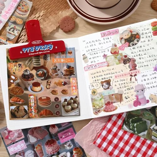 Japanese Stickers Book for Journaling Supplies, Japanese Stickers for DIY - color: Mist