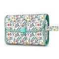 FINTIE Hanging Toiletry Bag Portable Travel Cosmetic Makeup Organizer - color: Spring