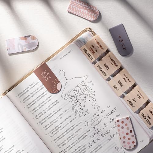 DiverseBee Magnetic Bible Bookmarks, 5 Pack (Light) - color: Light