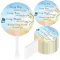 Church Handheld Fans Bulk Christian Inspiration Gifts,Butterfly - style: Butterfly