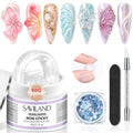 SAVILAND Non-Sticky Solid Builder Nail Gel, Satin Milk White 3D Gel, 2.02oz - size: 2.02 Fl Oz (Pack of 1)