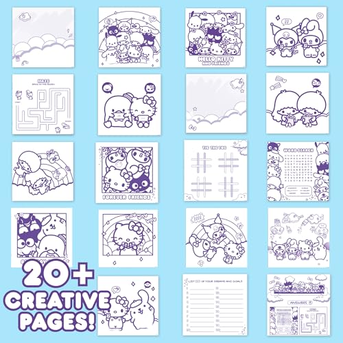 Horizon Group USA Sketch & Activity Book, Hello Kitty and Friends, 20 Pages - color: Hello Kitty and Friends, 20 Pages
