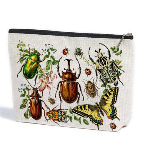 ZHAMEN Insect Makeup Bag for women Travel Organizer Pouch Cosmetic Bags 06 - color: Multicolor 1617