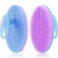 INNERNEED Magnetic Silicone Body Scrubber, Hygienic Shower Brush, Purple - color: Purple