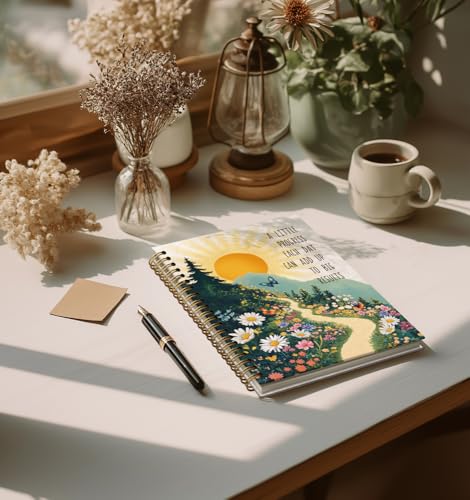 Result Notebook for Women-Inspirational Daily Journal For Men Friends Gifts On Birthday Christmas Mother's Day, Travel Business Work College Ruled Lined Gold Spiral Bound Hardcover,5.8"x8.3" - color: Big result