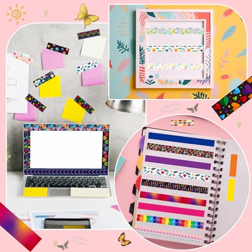 TaoBary 33 Rolls Washi Tape Set, 15mm Holiday Seasonal,Cool Style - style: Cool Style