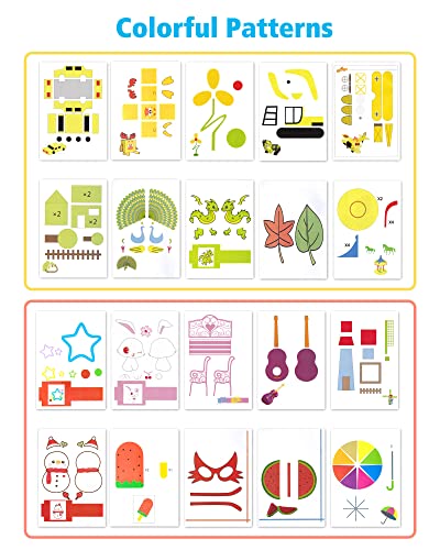3D Pen Printing Drawing Book, 40 Pattern Templates Stencils - color: Good Time