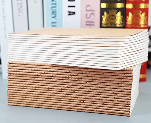 32 Pack Notebook Journals for Travelers, Students and Office, Writing Diary Subject Notebooks Planner with Thick Paper, 60 Pages, 30 Sheets, 8.3x5.5 inch, A5 Size, Travel Journal Set (Lined) - style: 32pack Lined page