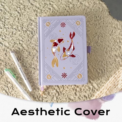 TIEFOSSI A5 Lined Journal Notebook 316 Pages for Women & Men - color: Light Purple, size: A5-Lined