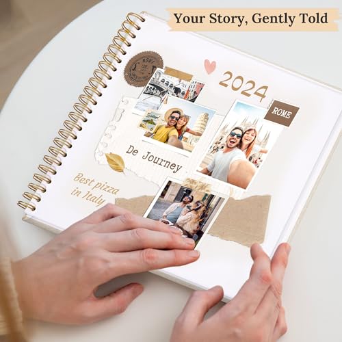 10"x10" Scrapbook Photo Album Linen Cover 20 Sheets 40 Pages White Paper - color: Grassgreen, size: 10 Inch 40 Pages