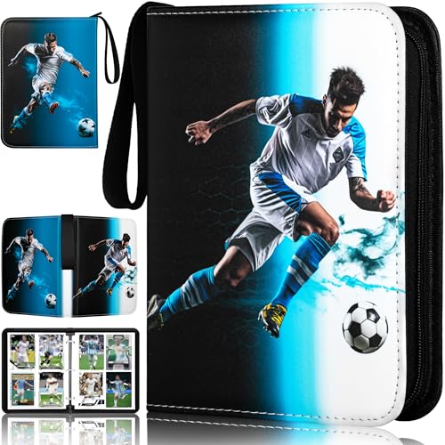 RONMONG Soccer Card Binder, 440 Pockets, Protective Trading Card Album - color: soccer-style 1, size: 440