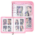 A5 Photocard Binder Holder Photo Card Storage Book 320 Pockets, Pink - color: Pink