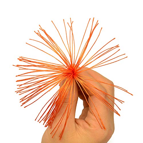 100Pcs 5 Inch Silky Bookmark Tassels for Jewelry, Souvenir(Dark Orange) - color: Dark Orange