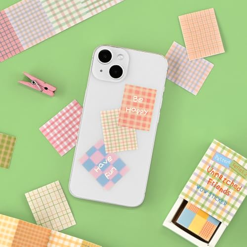 Monolike Wow Sticker Unmatched Friends Pattern Series.1 + Series.2 Set - Mini Size Cute Stickers, Square Stickers - color: Unmatched Friends Pattern Wow Series.1 + Series.2