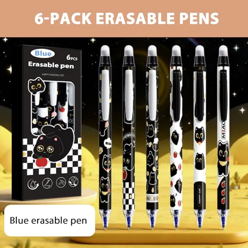 Black Cute Cat Stationery Set Cat School Supplies