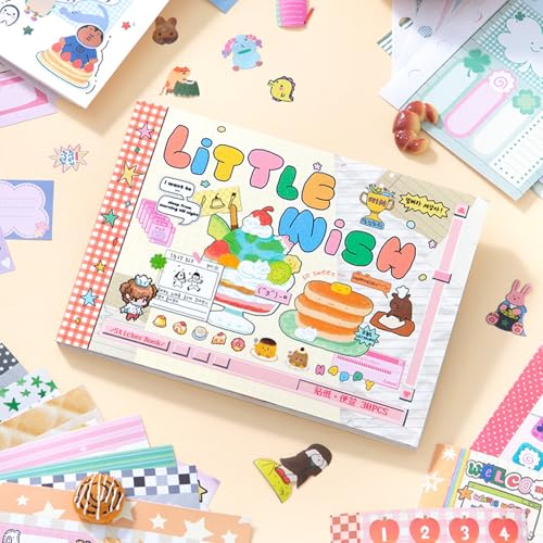 TIAMECH Japanese Manga Little Wish Stickers Book - color: Little Wish