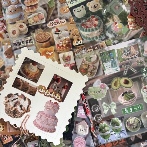 Japanese Stickers Book for Journaling Supplies, Japanese Stickers for DIY - color: Mist