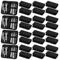 Coume 24 Sets Mini Manicure Kit for Women Men Nail Clippers, Black - color: Black