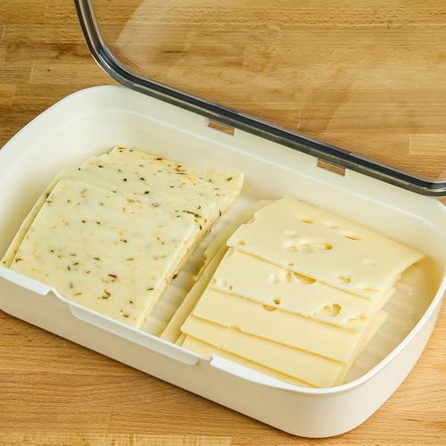 ProKeeper Deli Food Storage Container with Air-Tight Seal and Dry Erase Lid - color: Deli Keeper, size: 11.75"L x 7.25"W x 2.25"