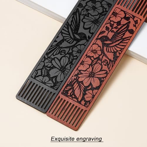 Wood Hummingbird Bookmark Gifts,Aesthetic Bookmarks Book Marks for Reading Women, Gifts for Bird Lovers (Hollow Hummingbird) - style: Hollow Hummingbird