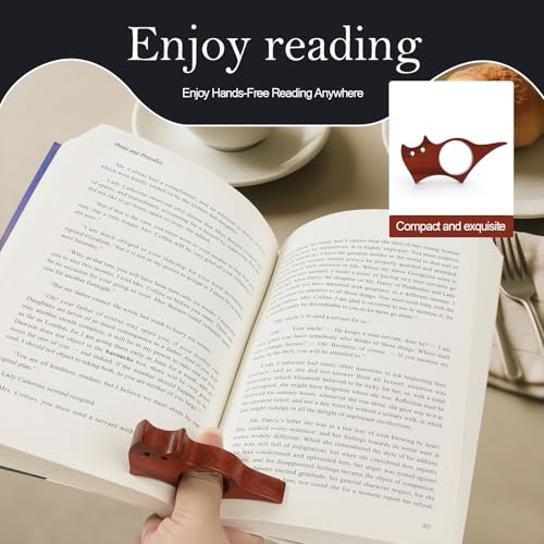Leather Weighted Bookmarks Page Holder for Women Men, Thumb Book Page Holder for Reading, Book Accessories Gift for Book Lovers (Red) - color: Bph03+bph07-red