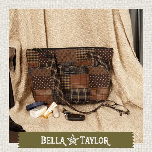 Bella Taylor Small Tote, Quilted Shoulder Bag for Women - color: Ironstone