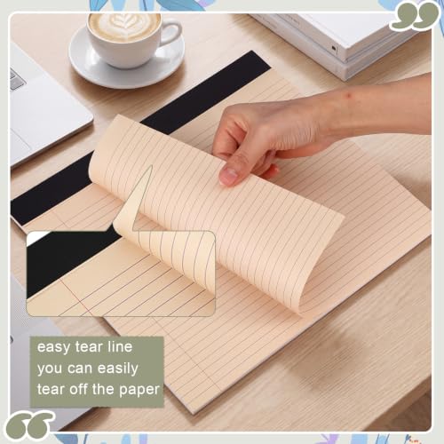 Lincia 6 Pcs Legal Pads Landscape Notebook, Soft Vintage Colors - color: Soft Vintage Colors