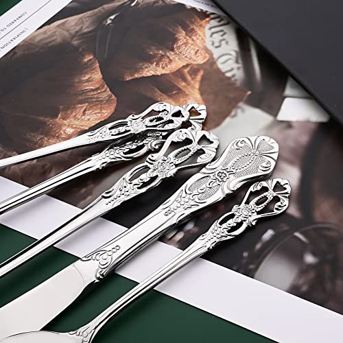 6.7 Inch Dessert Spoons, Yogurt Spoons, Coffee Spoons, Espresso Spoons, Ice Cream Spoons, Premium Food Grade Stainless Steel Metal Spoons, Mirror Finish, Set of 6 - size: Dessert Spoon 6 Pieces