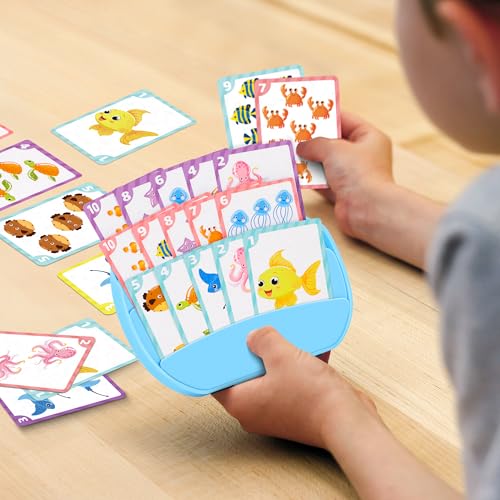 Card Holders for Playing Cards, 2 Pack Playing Card Holder (Blue & Pink) - color: Blue & Pink