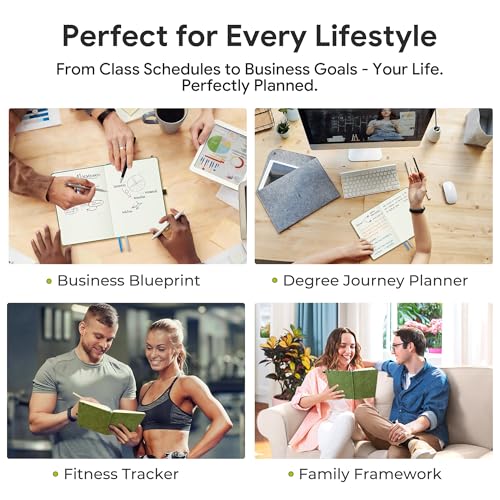 2026-2027 Weekly and Monthly Planner (Jul.2026–Dec.2027) - color: Charcoal Gray, size: Large-11.5" x 8.5"