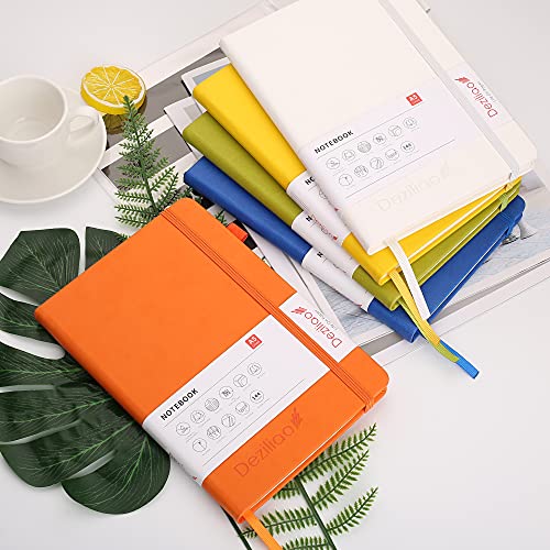 Lined Journal Notebooks with Pen Loop, Hardcover Notebook Journal for Work, 100Gsm Premium Thick Paper with Inner Pocket, Medium 5.7''''x8.4'''', ?Orange, Ruled, 1 Pack - color: Orange, size: 1 Pack