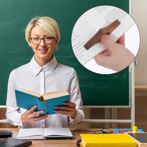 Thumb Book Page Holder Wooden Books Opener Holder Book Marks for Reading Books Lovers Club Gifts Reading Accessories Bookish Readers Teacher Gift Women