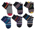 Gilbins Pattern Striped 80% Cotton Dress Socks 6 Pairs,size 10-13 - color: Style 1