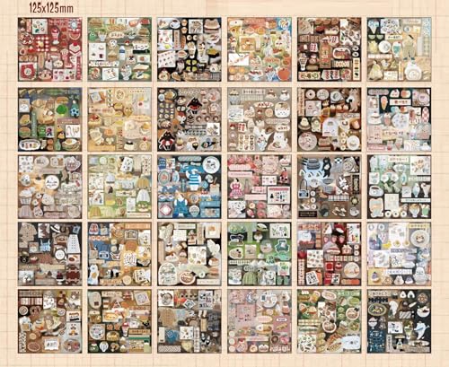 TIAMECH Food Gourmet Clothing Japanese Embroidery Stickers Book - color: Food Gourmet