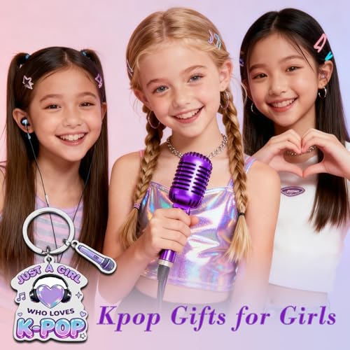 K Pop Keychain Gifts for Girls Women, Kpop Merch for K Pop Lovers Girls
