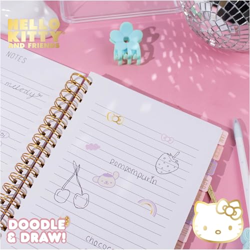Horizon Group USA Journal Set, Cute School Supplies, Stationary Kit for Girls, Diary and Accessories, Hello Kitty Pink Gold Foil Journal - color: Hello Kitty Pink Foil Journal