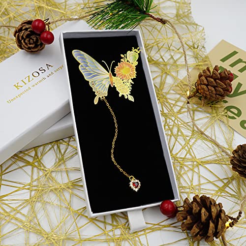 Butterfly Bookmarks for Women,Cute Funny Metal Bookmark,Unique Gifts Book Markers for Women Book Lovers,Teacher Appreciation Gifts,Valentine Mother's Day Christmas New Year Birthday Gift - color: Butterfly02