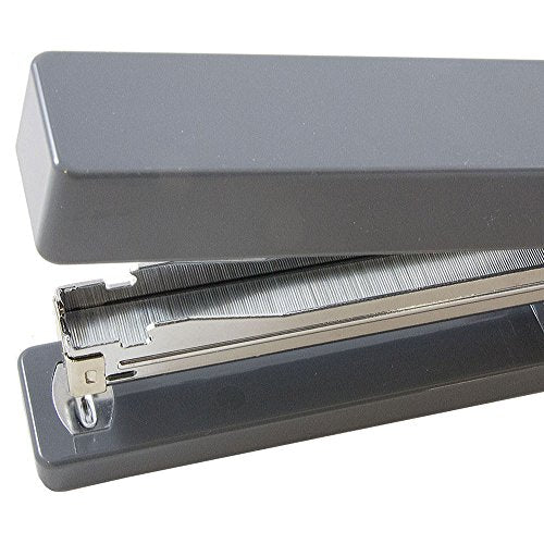 JAM PAPER Modern Desk Stapler - Gray - Sold Individually - color: Grey, size: Pack of 1