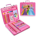 Disney Colored Pencils Art Supplies Kids Drawing Kit School Supplies Painting Kit Girls Drawing Pencils Art Kit Travel Case with Crayons Arts and Crafts for Kids 4-12