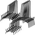 Chumia 18 Pcs Anti Slip Plate Stands Easels , Black, 4, 6, 8 Inch - size: 4, 6, 8 Inch