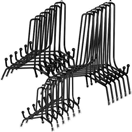 Chumia 18 Pcs Anti Slip Plate Stands Easels , Black, 4, 6, 8 Inch - size: 4, 6, 8 Inch