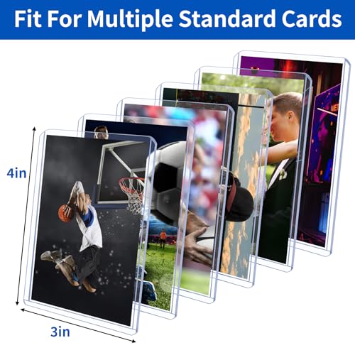 3" x 4" Card Sleeves, 42 Count Top Loaders, Hard Baseball Toploaders 35PT