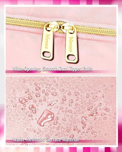 Mancro Hair Tools Travel Bag, Carrying Case Compatible with Shark Glam - color: Pink, size: X-Large