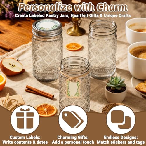 STARSIDE Wide Mouth Mason Jars 32oz, 12-Pack with Airtight Lids and Bands - color: Clear02-32oz