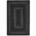 Homespice Jet Black Jute Braided Placemats, Rect 13x19 Set of 4 - color: Jet Black