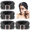WILLBOND Spa Headband for Washing Face,Black - color: Black